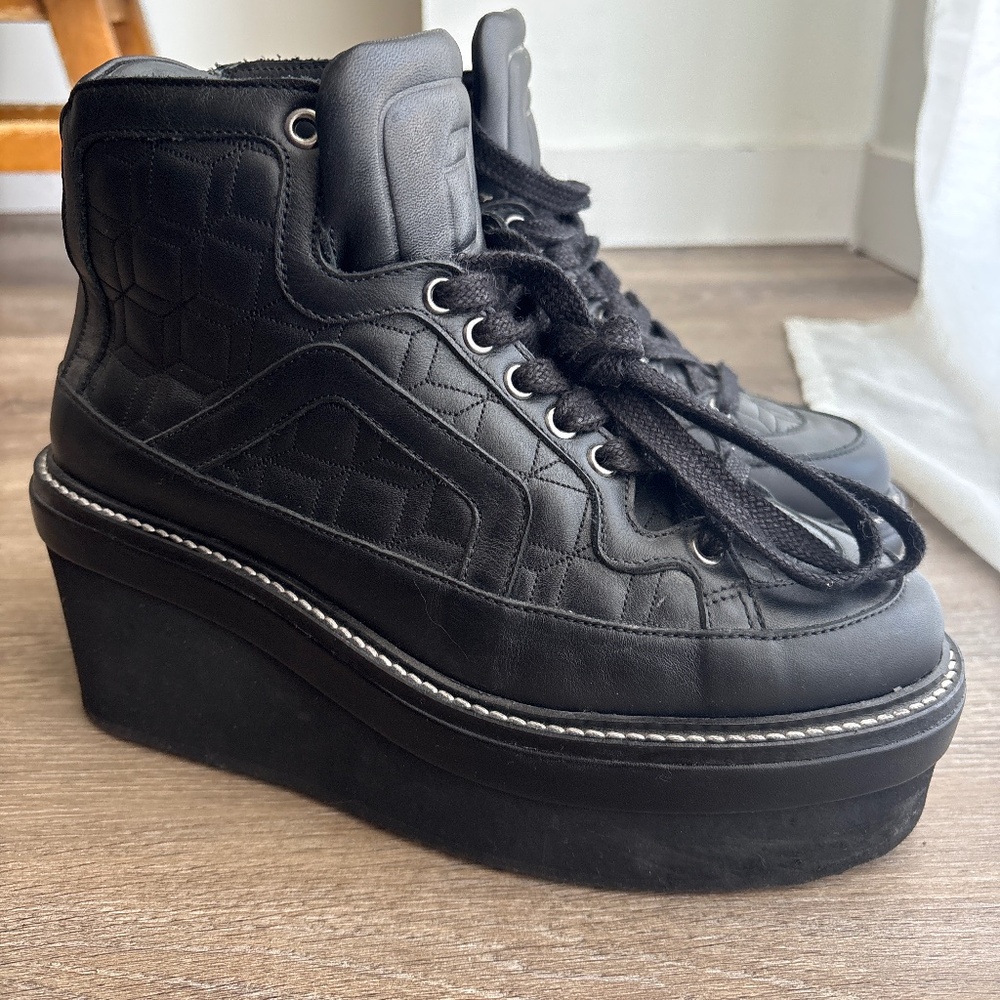 Quilted Pierre Hardy platform sneakers
